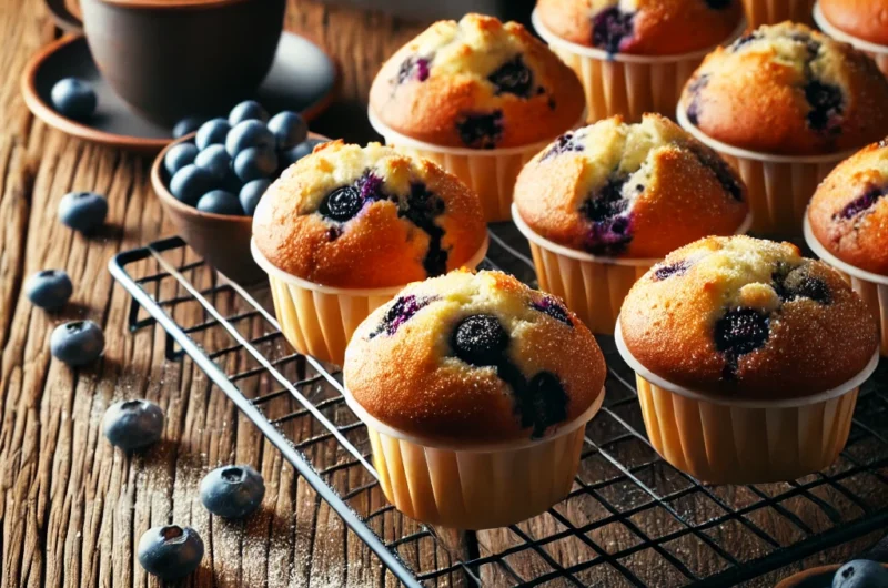 Blueberry Cottage Cheese muffins